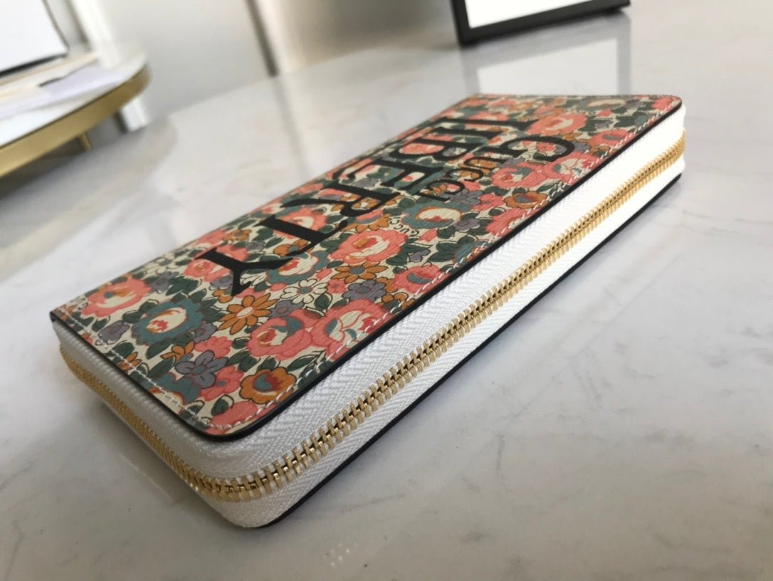 Liberty London Floral Printed Zip-around Wallet 19cm