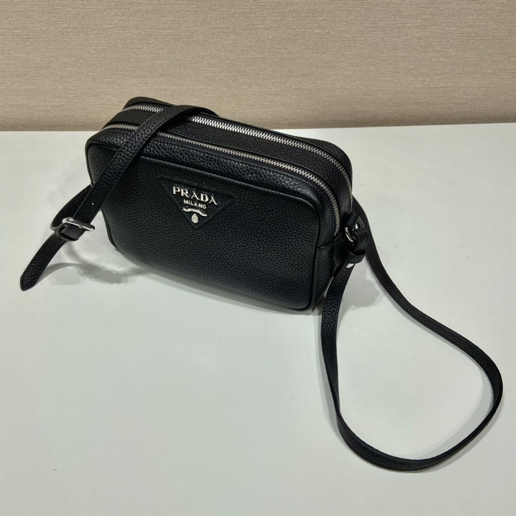 Prada Bag With Shoulder Strap Black For Women, Women’s Bags 8.6in/22cm