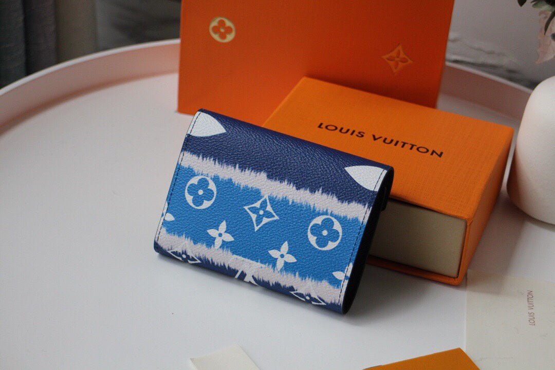 Louis Vuitton Monogram Wallet 12cm Blue