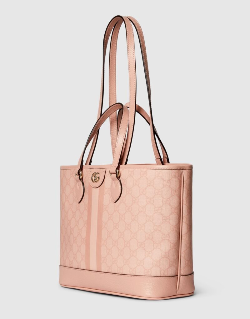 Gucci Ophidia Small Tote Pink Bag For Women 12.2 Inches/ 30.9 Cm
