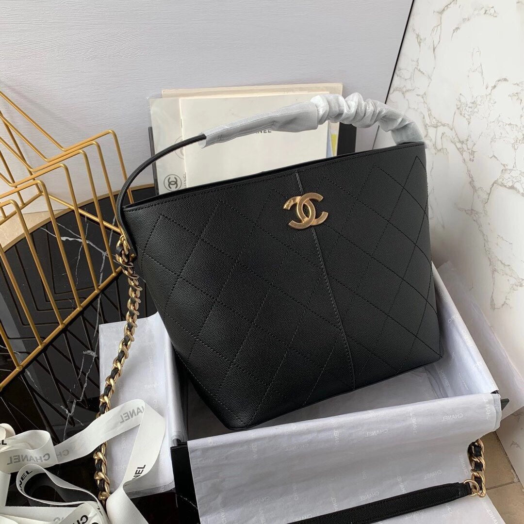 Chanel Small Shopping Bag AS2286 Black