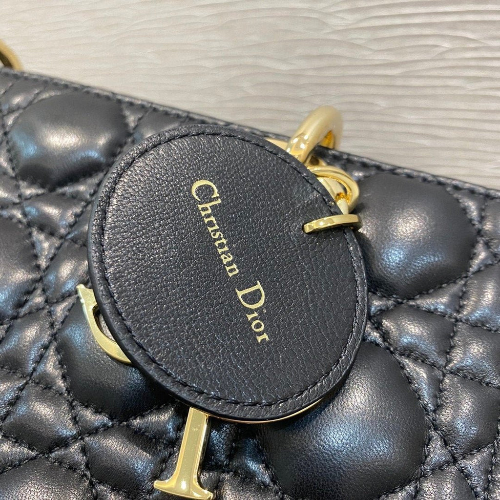 Christian Dior Lady D-Joy Bag 26cm Black