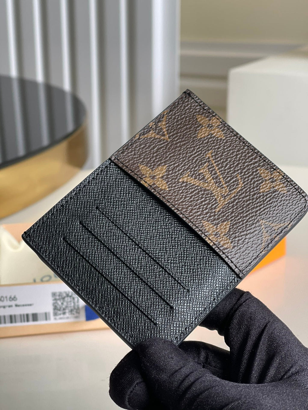 Louis Vuitton Monogram Empreinte Wallet 11cm Brown