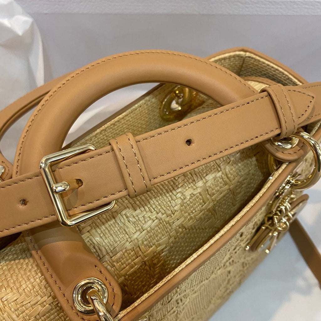 Christian Dior Medium Lady Dior Bag 24cm Brown