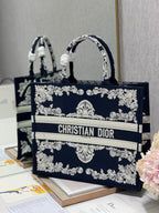 Christina Dior Book Tote Bag 41cm Black
