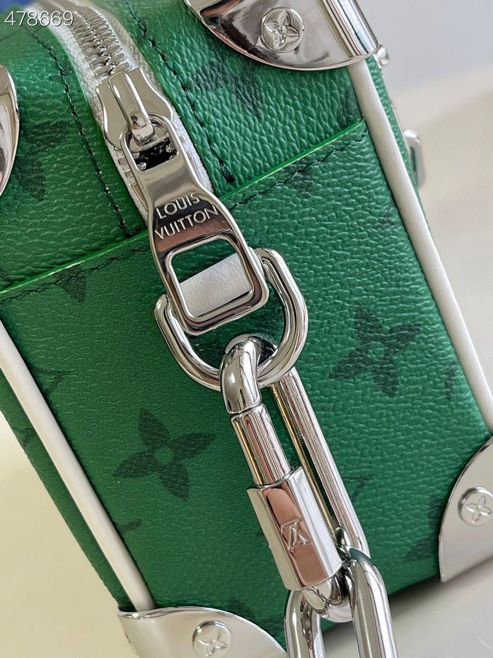 Louis Vuitton Mini Soft Trunk 18cm Zoom with Friends Monogram Canvas Spring/Summer Collection M80159, Green