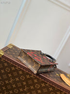 Louis Vuitton x Urs Fischer Petite Sac Plat Bag 17cm Monogram Canvas Spring/Summer 2021 Collection M69442 Brown