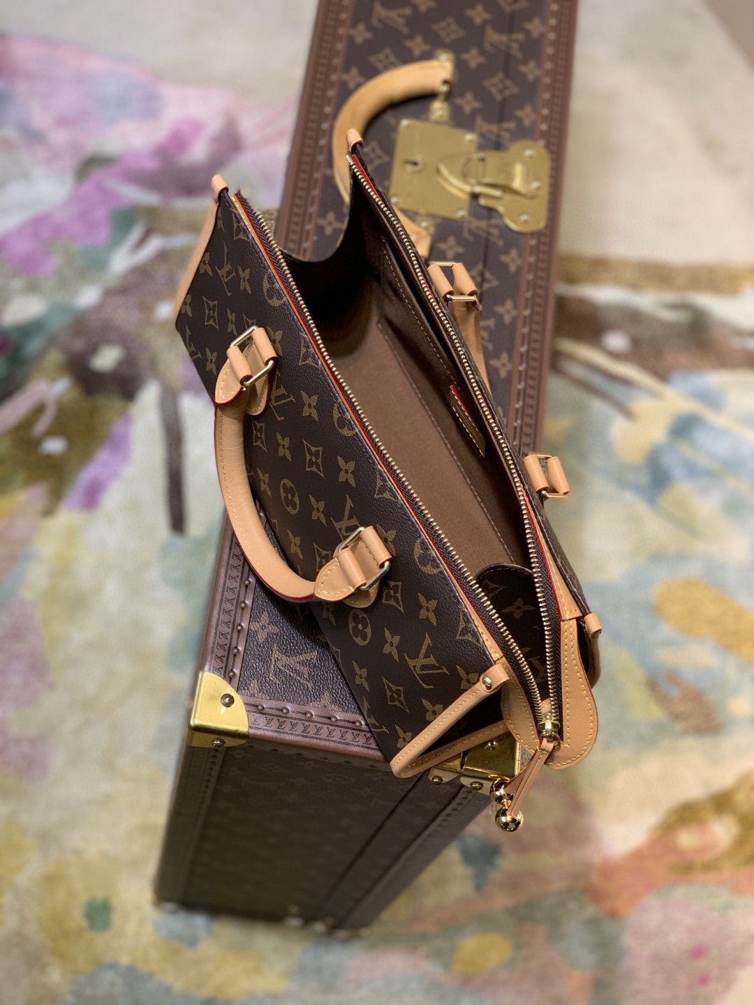 Louis Vuitton M40009 Handlebag 30cm Brown