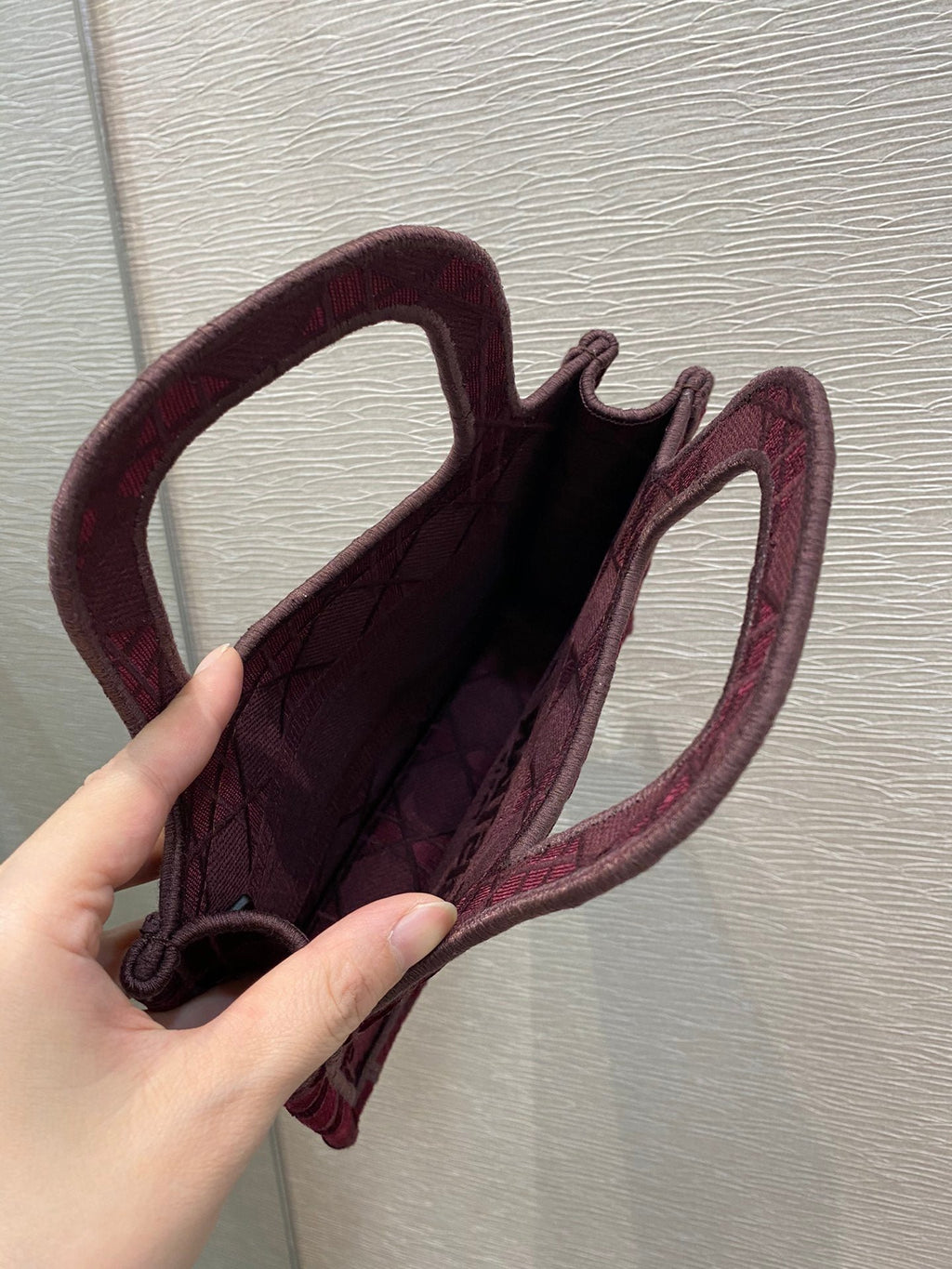 Christian Dior Red Mini Handle Bag 23cm