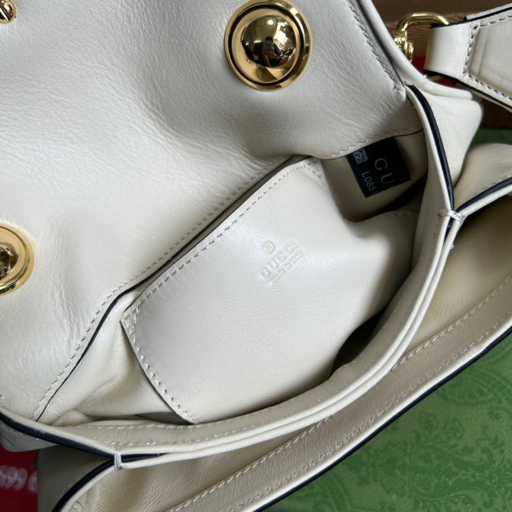 Gucci Blondie Mini Bag White For Women, Women’s Bags 8.7in/22cm