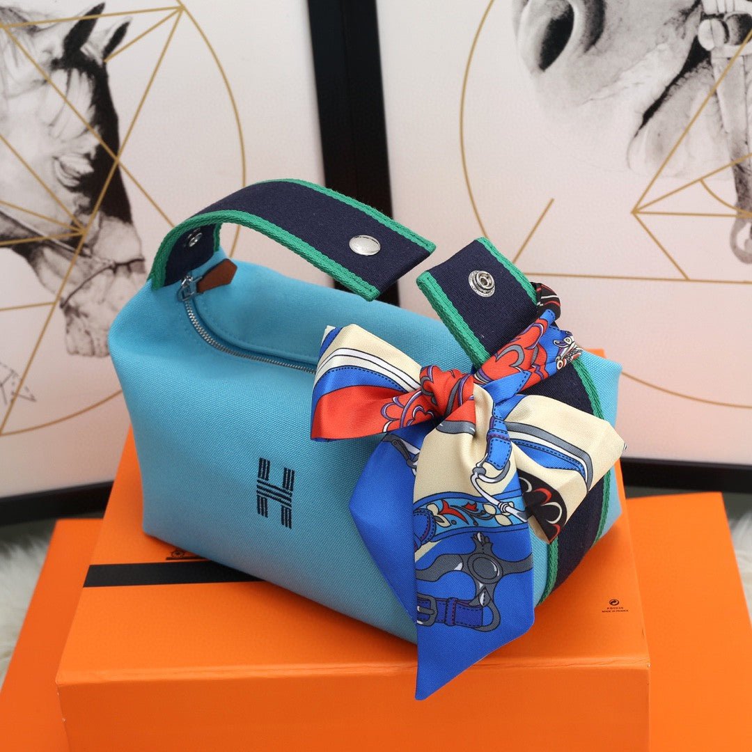Hermes Bride A Brac Case Light Blue Bag For Women, Women’s Handbags, Shoulder Bags 9.8in/25cm