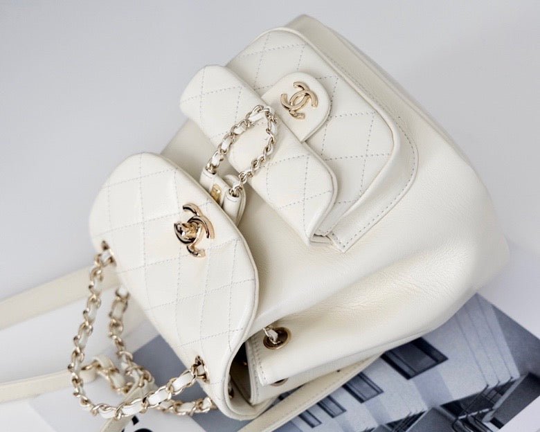 Chanel Backpack 18cm White