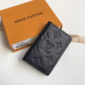 Louis Vuitton Monogram Empreinte Wallet 11cm Black