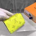 Louis Vuitton Monogram Wallet 10cm Yellow
