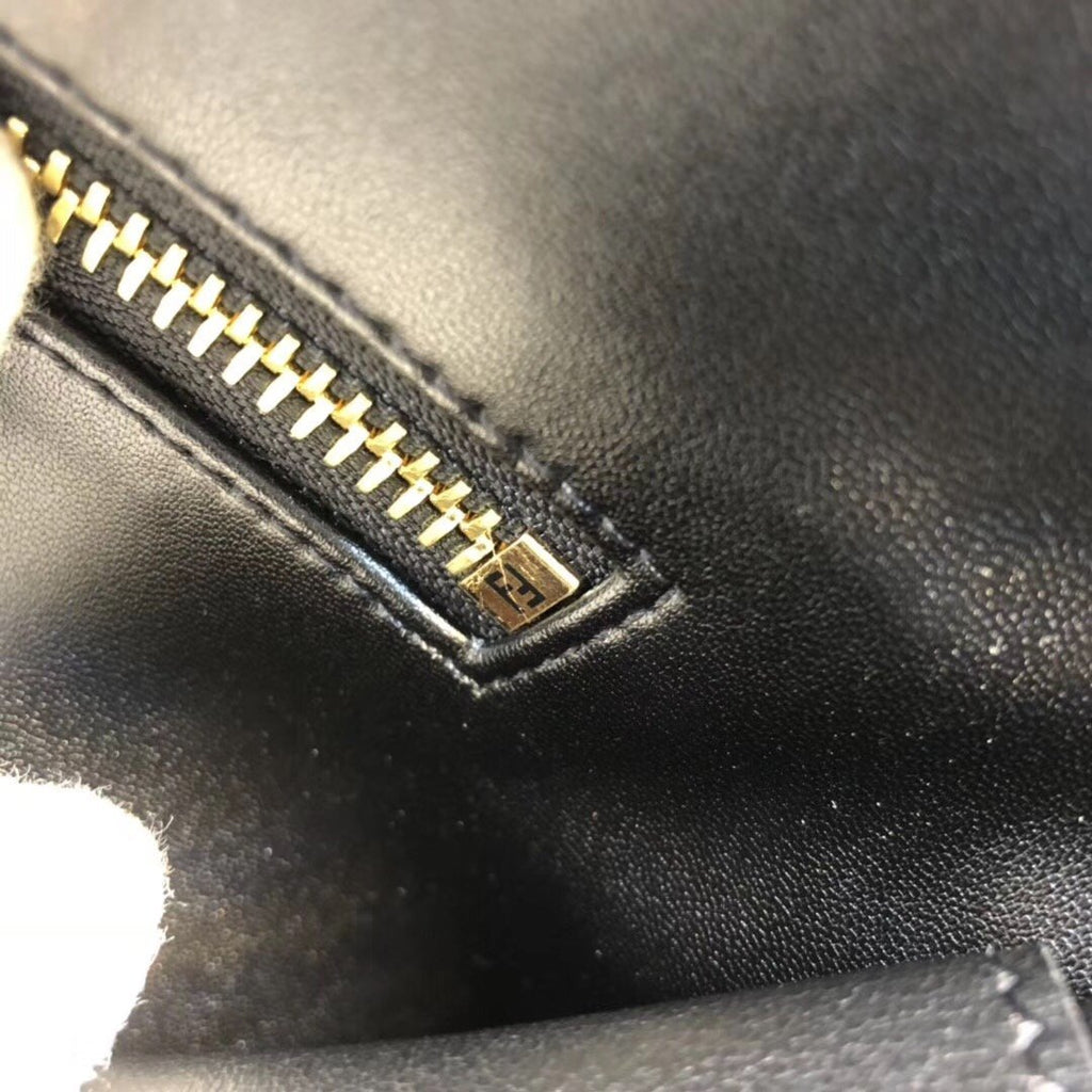 Fendi Peekaboo Handle Bag 38cm Brown
