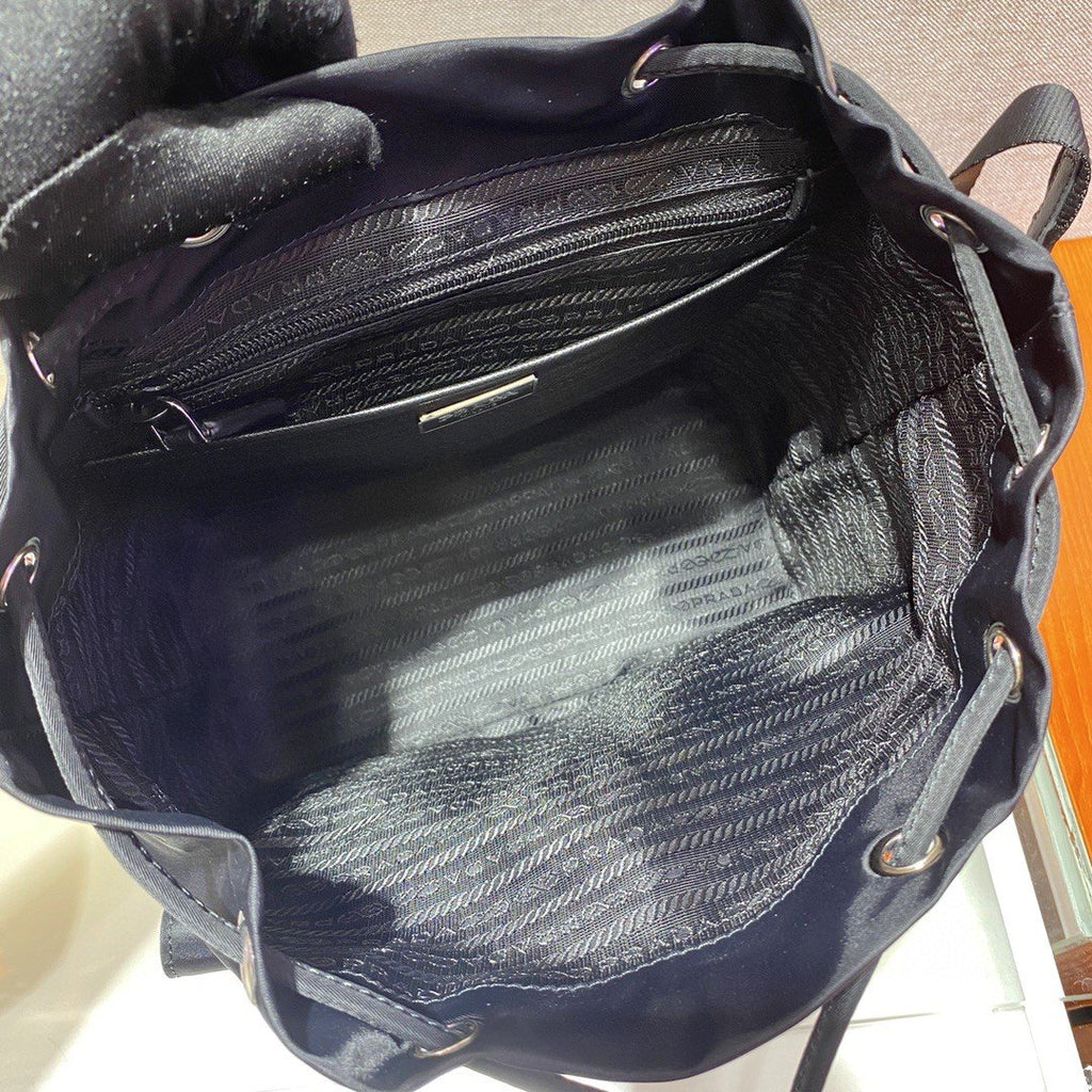 Prada Small Re-Nylon Backpack Black For Women, Women’s Bags 11in/28cm