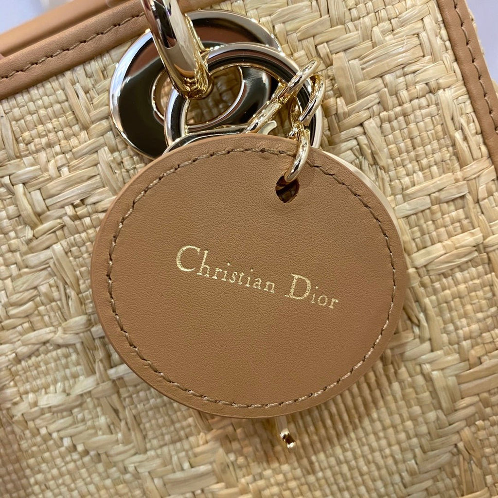 Christian Dior Medium Lady Dior Bag 24cm Brown