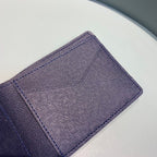 Louis Vuitton Monogram Wallet 12cm Blue