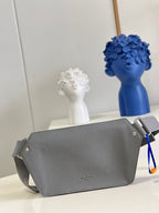 Louis Vuitton Aerogram Slingbag Grey For Men, Men’s Bags 30cm LV M59625