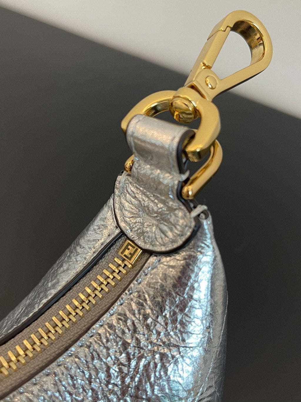 Fendi Nano Fendigraphy 17cm Silver