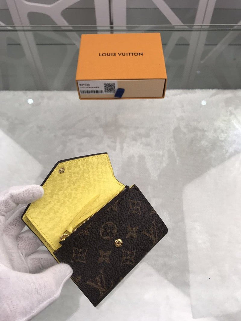 Louis Vuitton Monogram Wallet 12cm Brown
