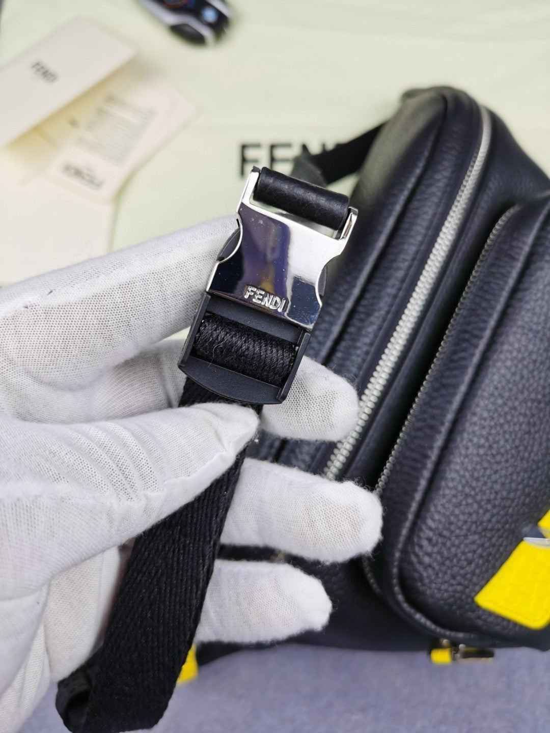 Fendi Belt Bag 18cm Black