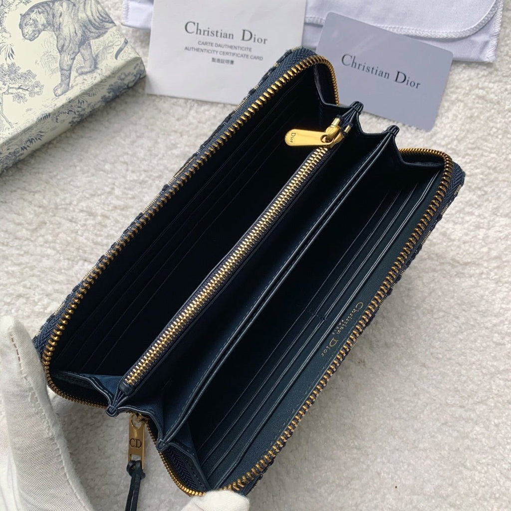Christan Dior Blue Clutch 20cm