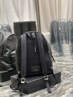 Saint Laurent City Backpack Unisex 38cm Black