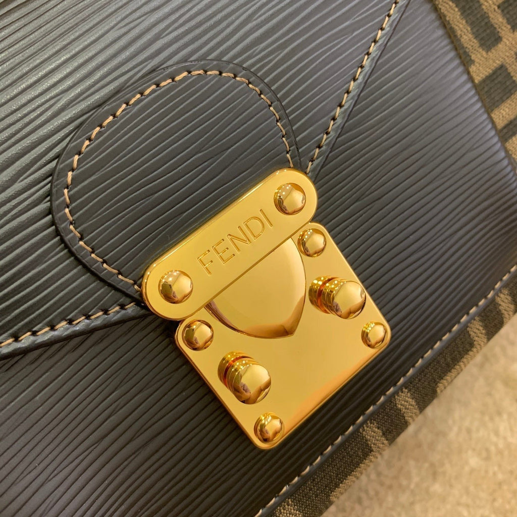 Fendi Vintage Handle Bag 26cm Brown
