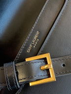 Saint Laurent Solferino Small Satchel With Gold Hardware 19cm