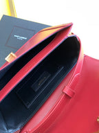 Saint Laurent Solferino Medium Satchel With Gold Hardware 23cm