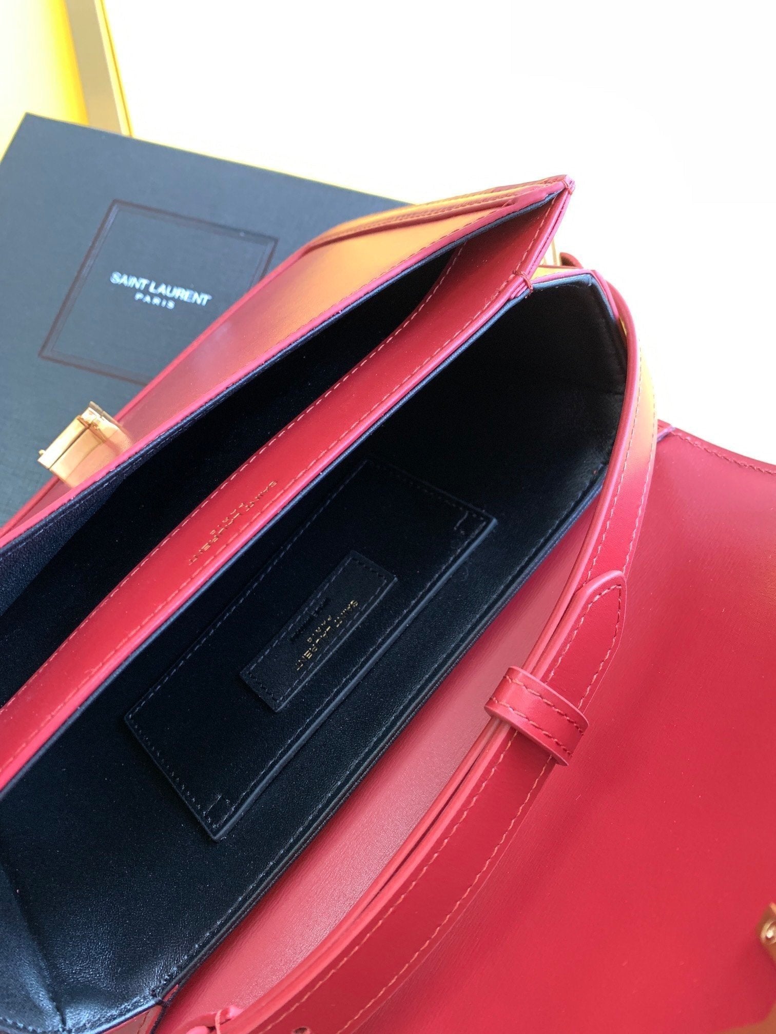 Saint Laurent Solferino Medium Satchel With Gold Hardware 23cm