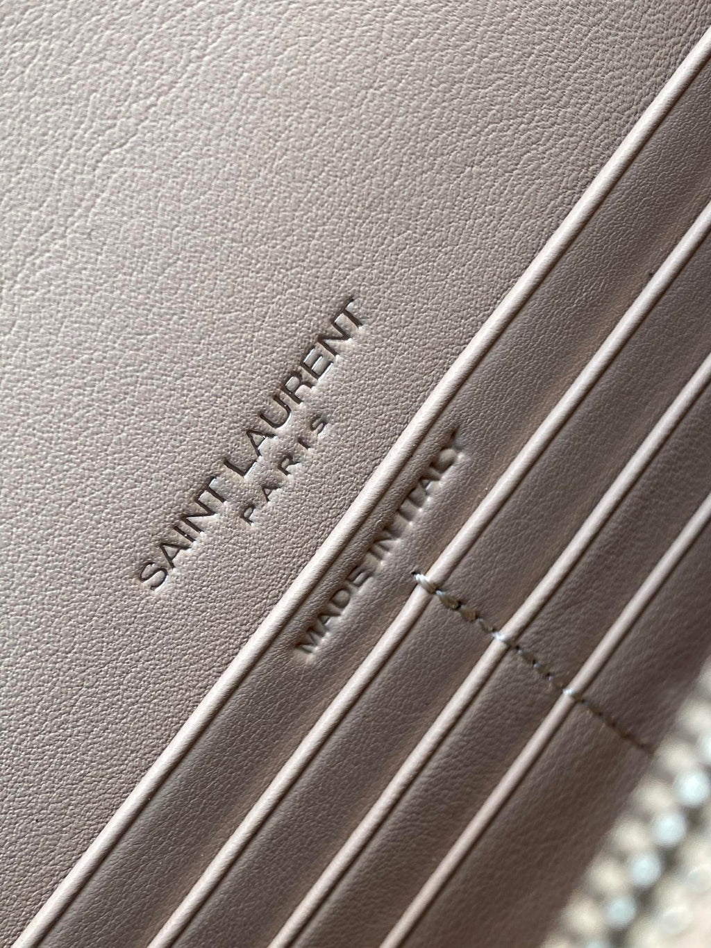 Saint Laurent Sunset Chain Bag With Silver Hardware 19cm