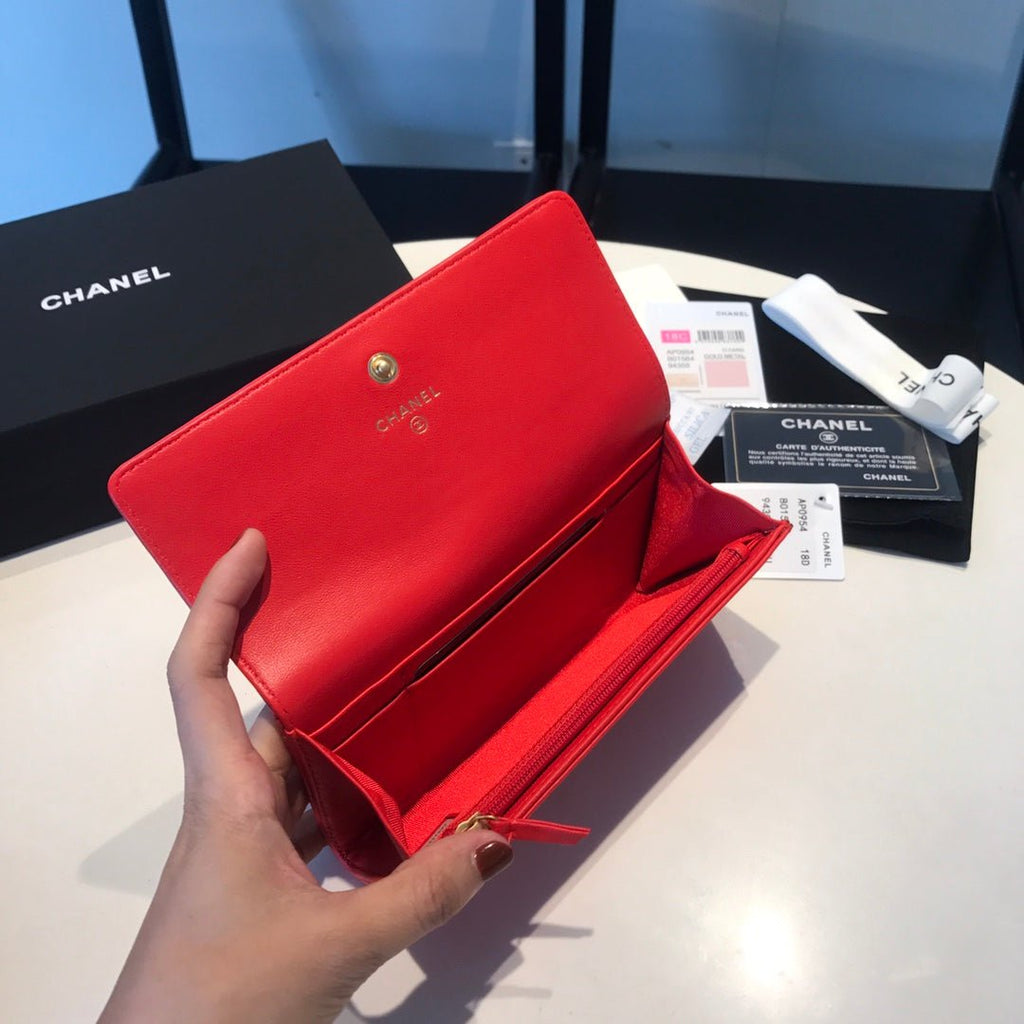 CO-CO Chanel Long Wallet 17cm
