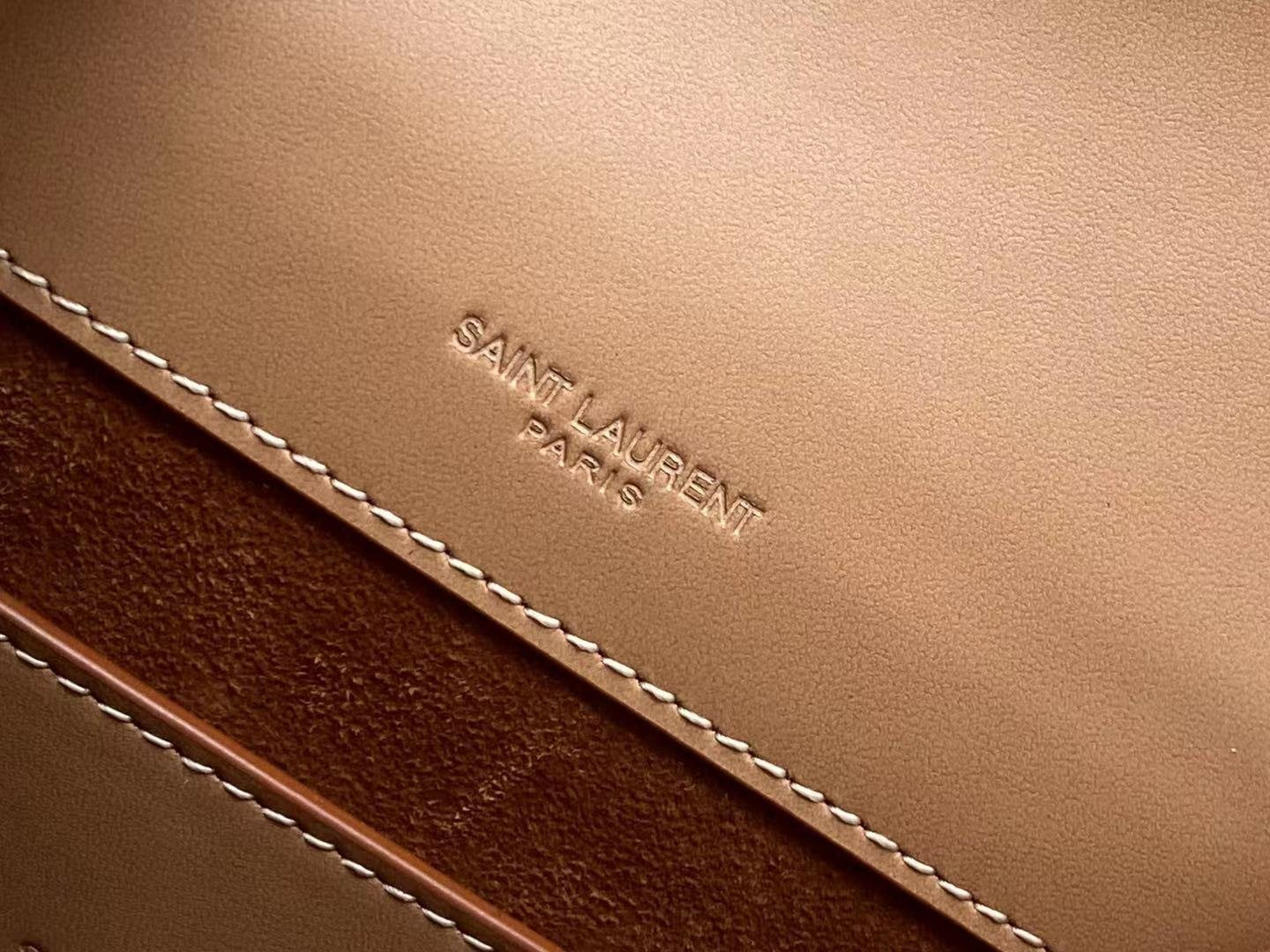 Saint Laurent Kaia North/South Satchel With Gold Hardware 16cm