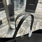 Saint Laurent Shopping Tote Bag With Gold Hardware 38cm