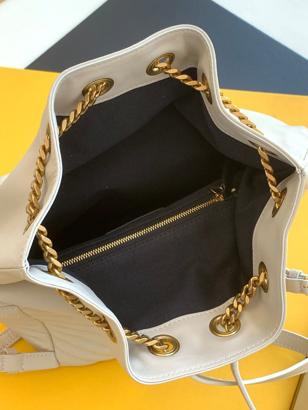 Saint Laurent Joe Backpack With Gold Hardware 22cm