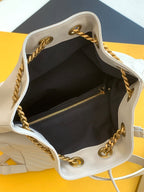 Saint Laurent Joe Backpack With Gold Hardware 22cm