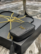 Saint Laurent Lou Mini Bag With Gold Hardware 18cm