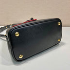 Prada Double Saffiano Mini Bag Black For Women, Women’s Bags 9.8in/25cm
