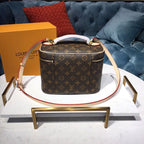 Louis Vuitton Nice BB Vanity Case Bag Monogram Canvas Spring/Summer Collection, Brown