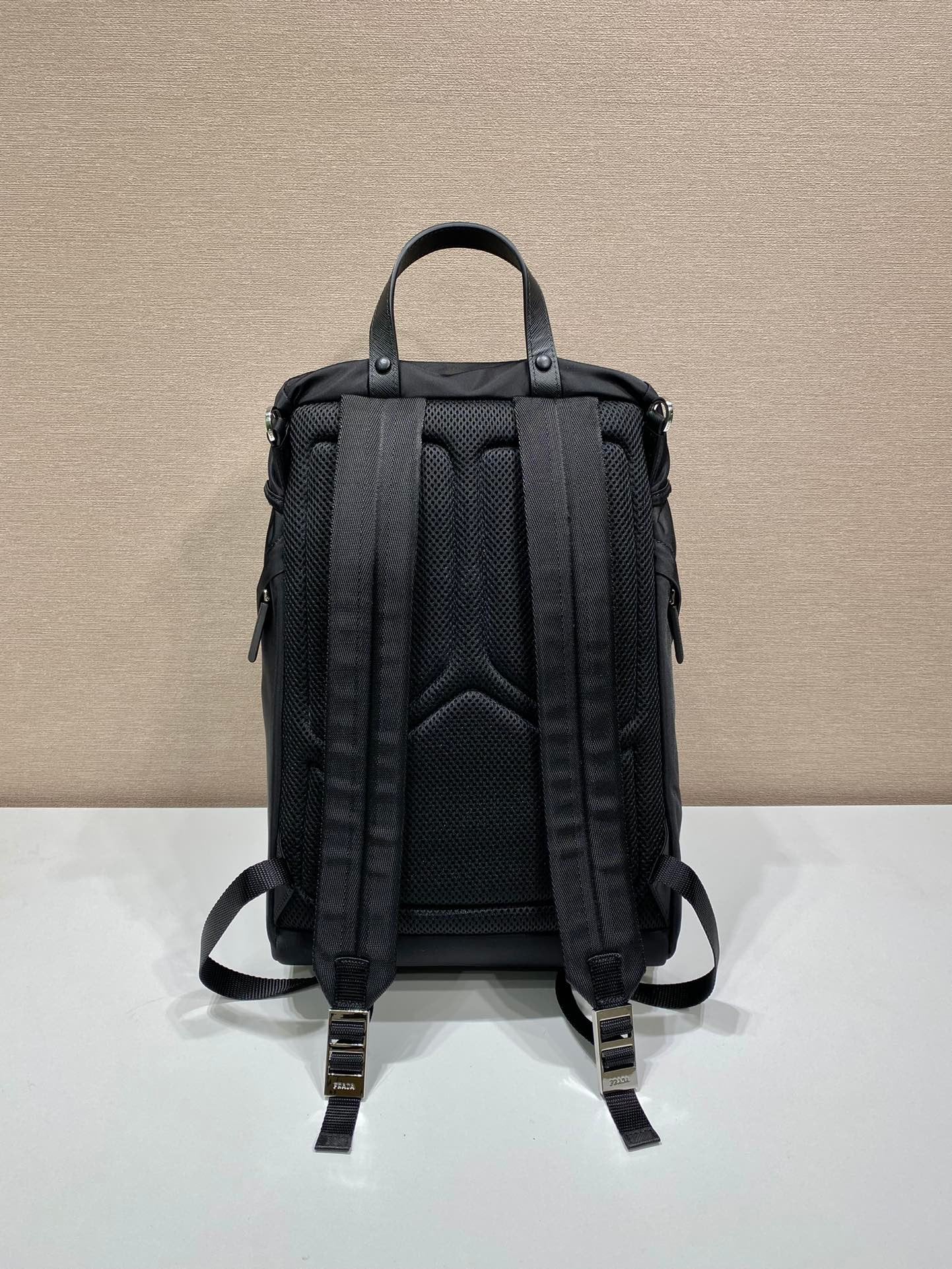 Prada x Adidas Re-Nylon And Saffiano Backpack Black For Women, Women’s Bags 17.7in/45cm – Vipfasbags