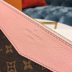 Louis Vuitton Daily Pouch Bag 30cm Monogram Canvas Spring/Summer Collection M62942, Rose Poudre