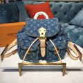 Louis Vuitton Backpack 30cm Monogram Denim Canvas Spring/Summer Collection M44460, Blue