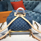 Louis Vuitton Backpack 30cm Monogram Denim Canvas Spring/Summer Collection M44460, Blue