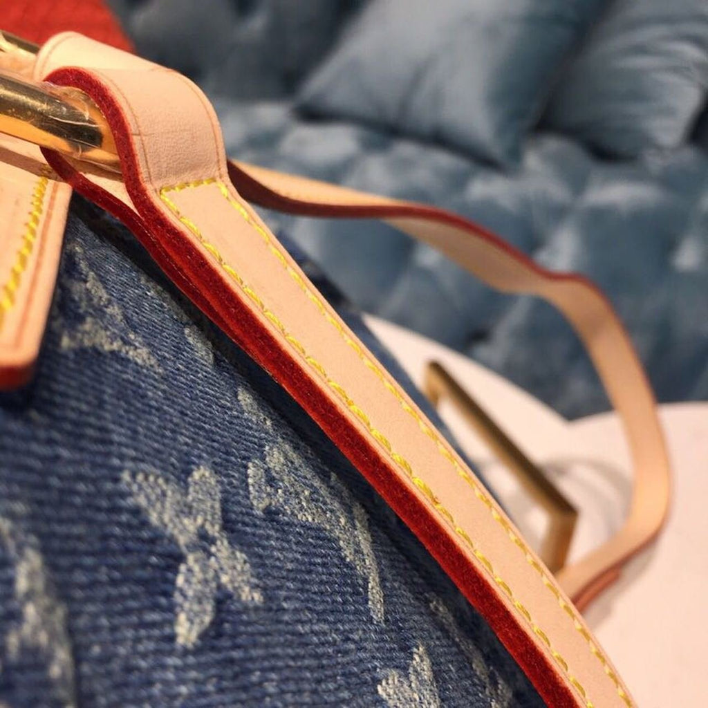 Louis Vuitton Backpack 30cm Monogram Denim Canvas Spring/Summer Collection M44460, Blue