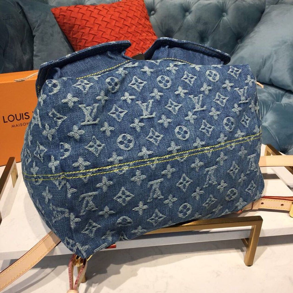 Louis Vuitton Backpack 30cm Monogram Denim Canvas Spring/Summer Collection M44460, Blue