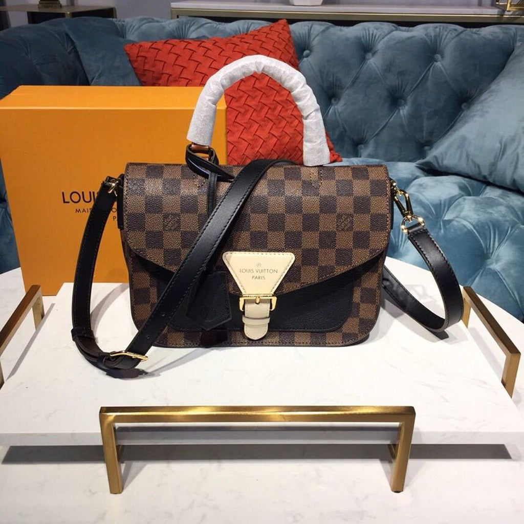 Louis Vuitton Trendy Crossbody Bag Damier Ebene Canvas Spring/Summer Collection N40146, Noir