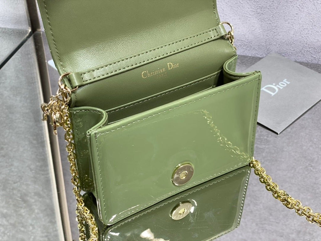 Christian Dior Green Crossbody Bag 14cm