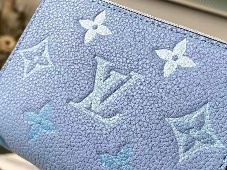 Louis Vuitton Monogram Wallet 11cm Blue